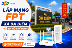 lắp mạng fpt xã bà điểm