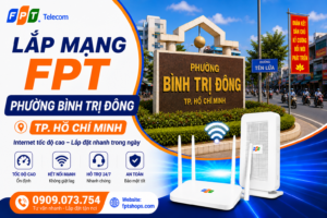 lắp mạng fpt phường bình trị đông